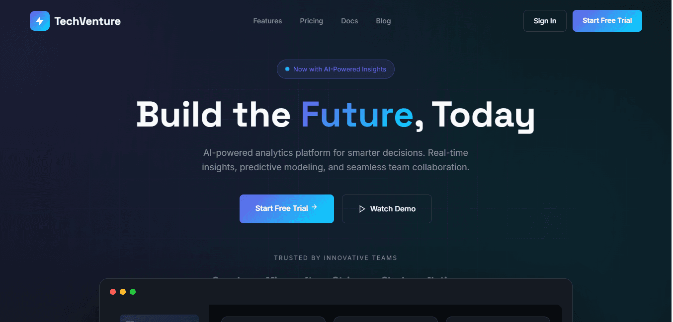 TechVenture Startup